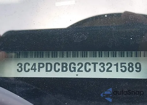 2012 Dodge Journey Sxt from USA, damaged, VIN 3C4PDCBG2CT321589